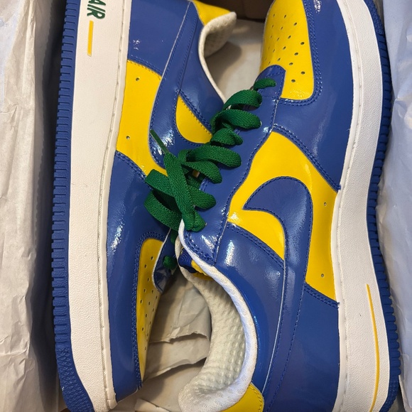 Vintage AF1 Brazil 🇧🇷 Size 9 New in Box - Picture 4 of 16